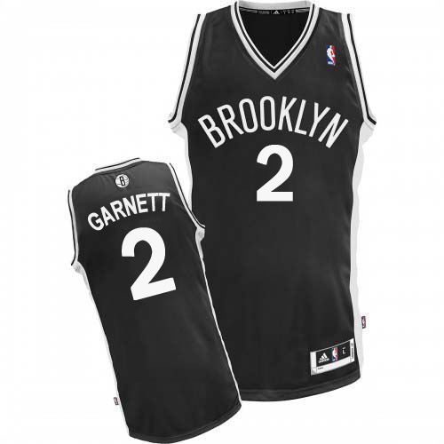 Men's  kevin garnett brooklyn nets road black jersey